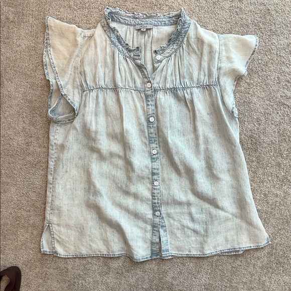 Women’s Rails Blue Button-Up Shirt - Picture 1 of 4